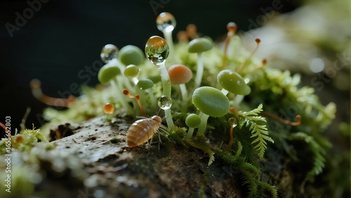 The Mossy Tree Trunk Macro: A Micro-World of Green