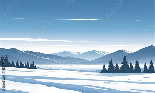 Landscape Art Wallpaper Background