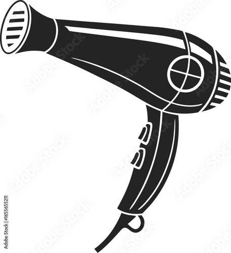hair dryer vector illustration