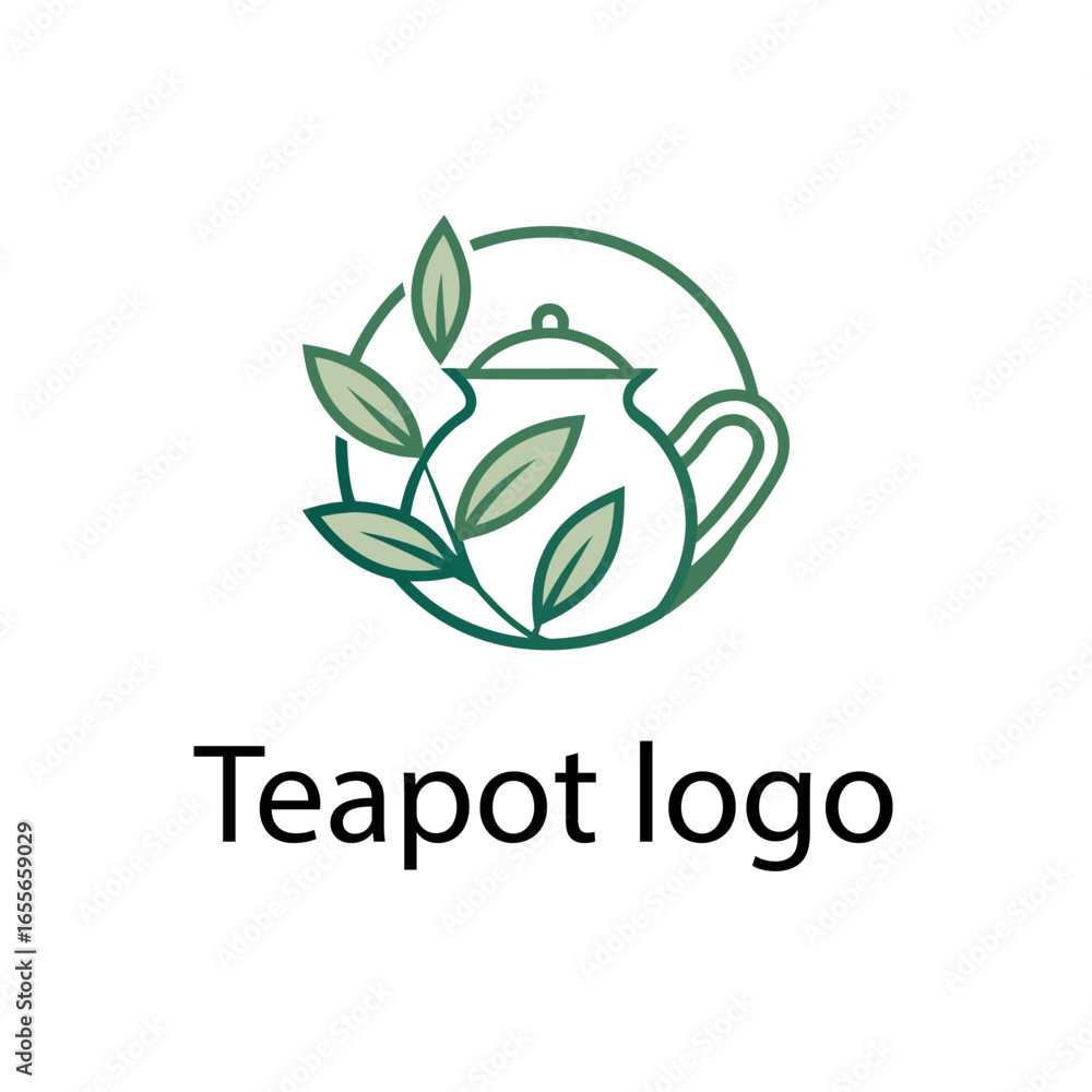 Fototapeta premium Teapot logo