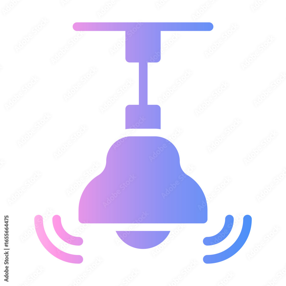 Fototapeta premium lamp Gradient icon