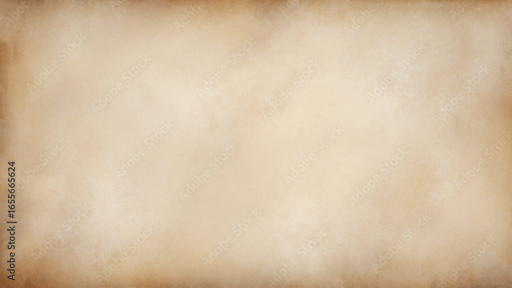 Obraz premium Stained, dirty, and distressed cream white, brown, orange, and tan vintage paper texture. Folded and faded, torn, ripped, peeling and creased from old age. Background old paper