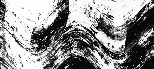 Black and white grungy abstract background. Vector illustration
