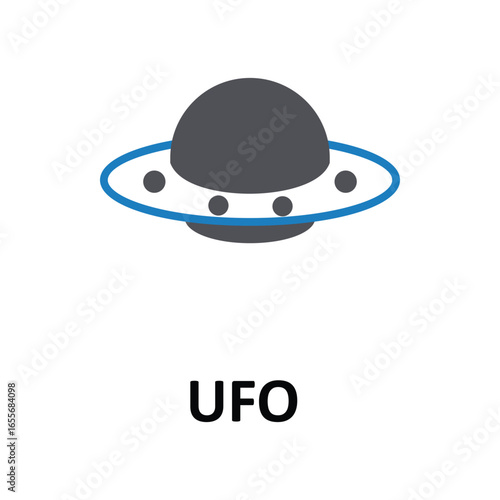 UFO Vector icon which can easily modify or edit