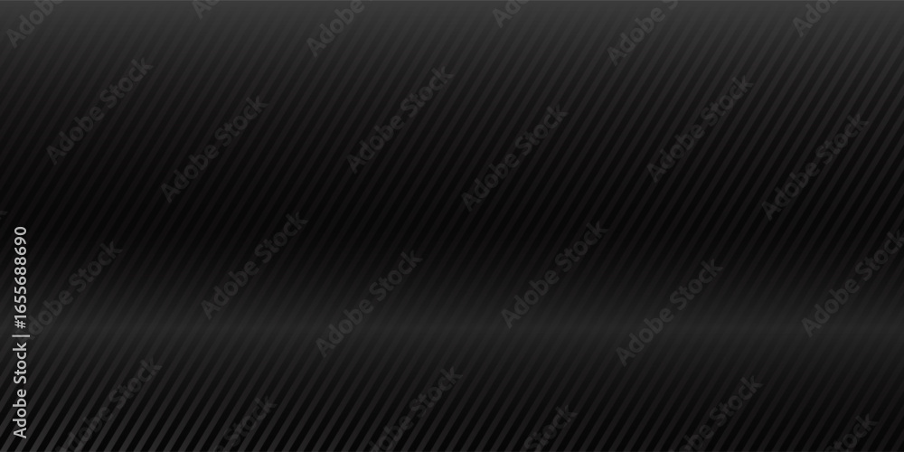 Fototapeta premium Dark abstract background, black background with grey lines, texture with diagonal lines
