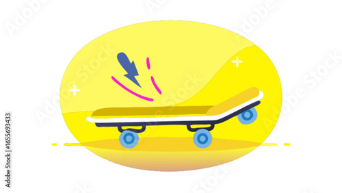 Illustration of beetle in nature scene with mushrooms and plants in black and white vector drawing art