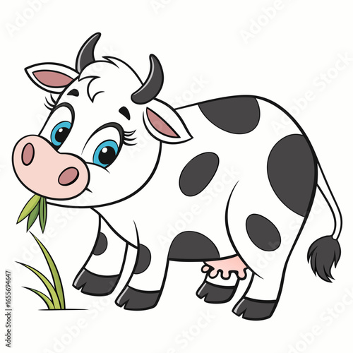 funny cow cartoon