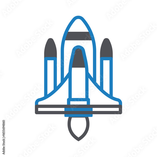 Rocket Vector icon which can easily modify or edit