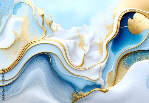 abstract background flower and marbles