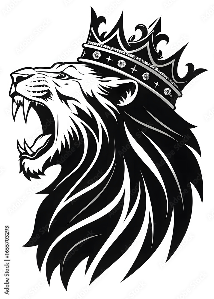 Obraz premium head of a lion
