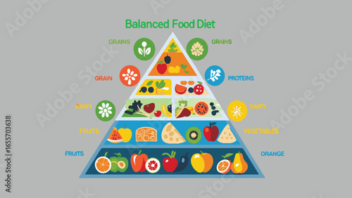 Healthy Lifestyle Meditation Balanced Diet