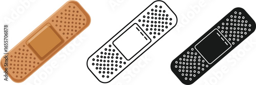 Band aid plaster medical bandage first aid adhesive bandage set