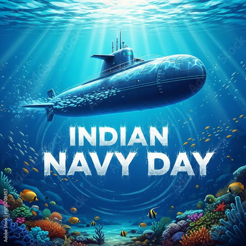 Indian Navy Day Illustratio...