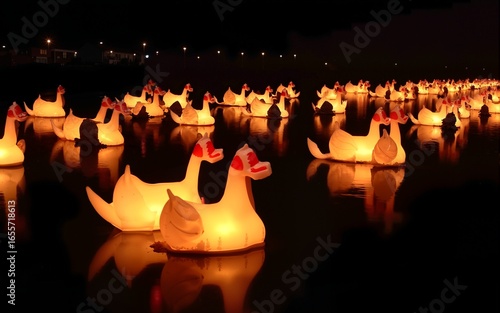 Floating Lantern Festival Loy Krathong Yi Peng Lanna at Chiang M. High quality