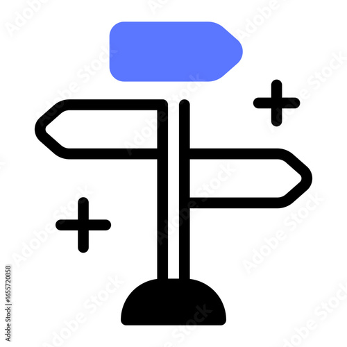 This Signpost icon is suitable for Fantasy Adventure, Movie, etc.