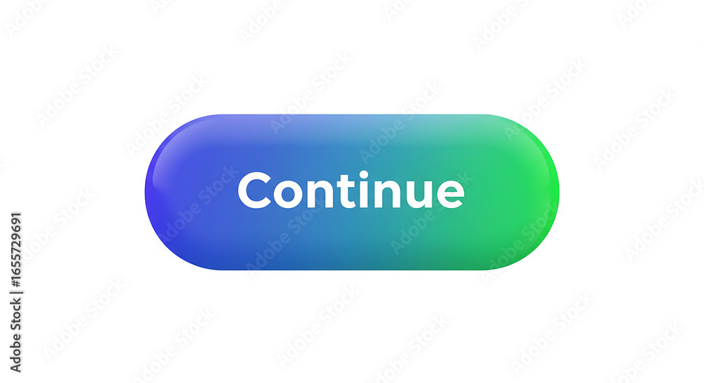 Vibrant Continue Button Design with Blue and Green Gradient Vibrant Continue Button Design with Blue and Green Gradient