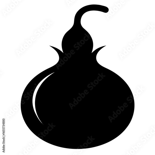 Bottle Gourd Vegetable Silhouette