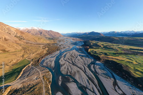 New Zealand Braided River
