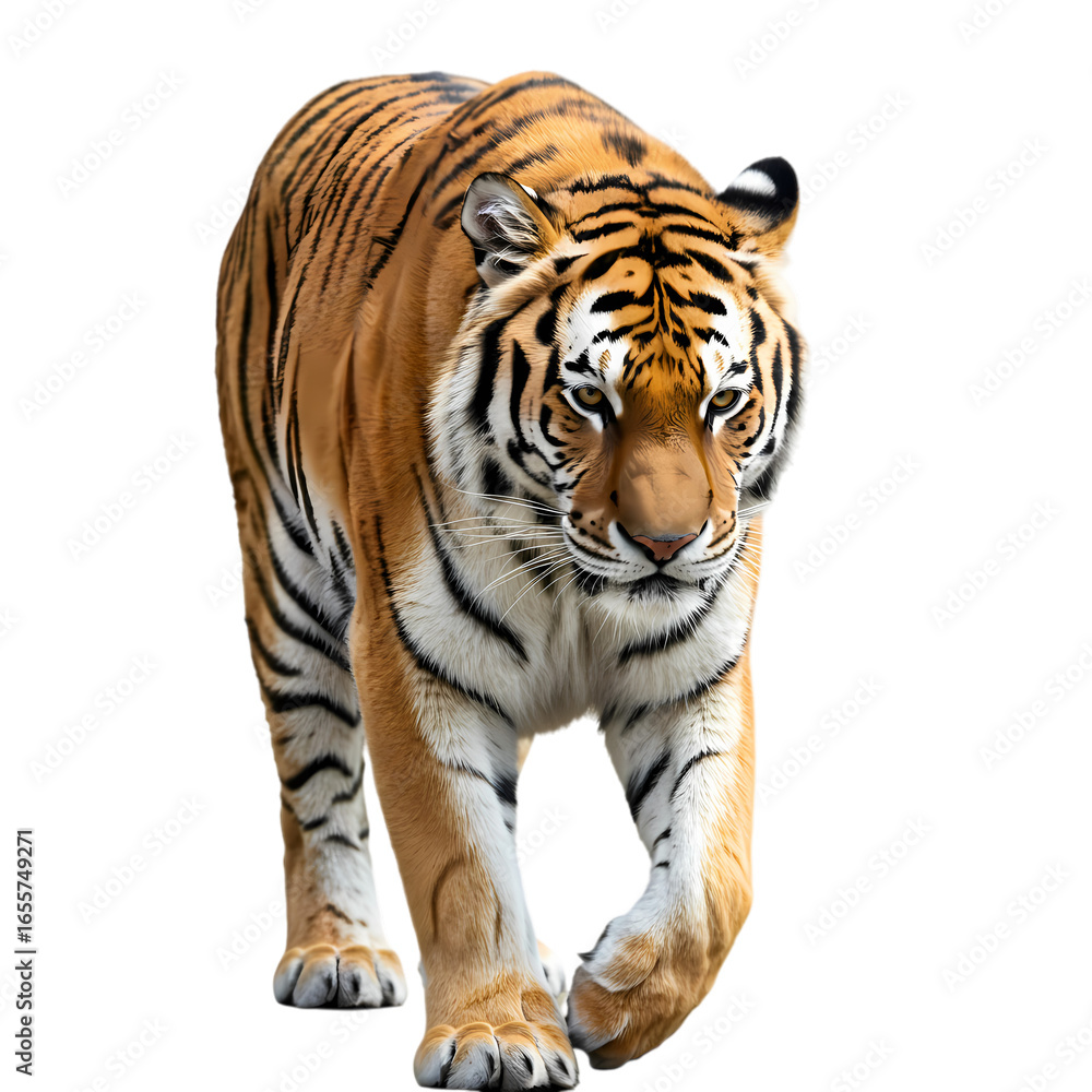 Obraz premium Majestic Tiger: Powerful Wildlife Photography