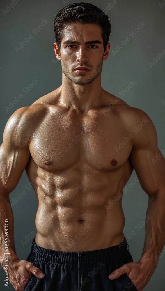 Fototapeta premium muscular young man