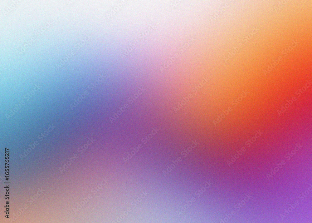 Obraz premium Soft pixelated gradient background with blue purple pink and orange hues