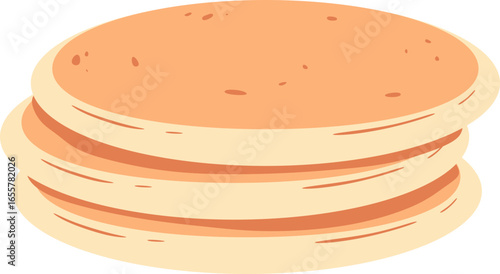 Cartoon Pancakes Illustration