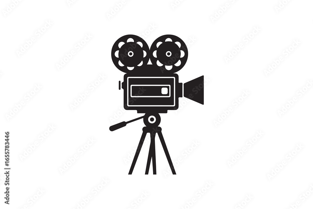 Obraz premium old movie camera