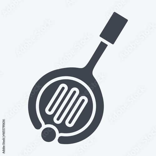 Icon Banjo. related to Instruments symbol. glyph style. design editable