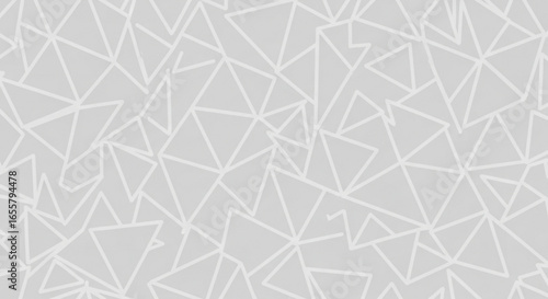 Abstract geometric triangle pattern background vector design modern light gray seamless backdrop for web design 3d rendering