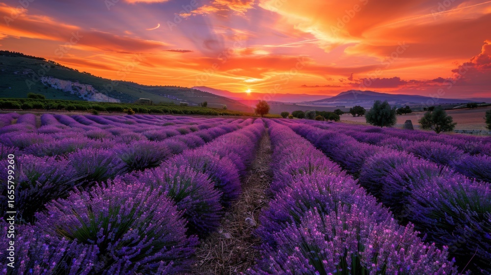 Purple Blooms Under the Summer Sun Purple Blooms Under the Summer Sun