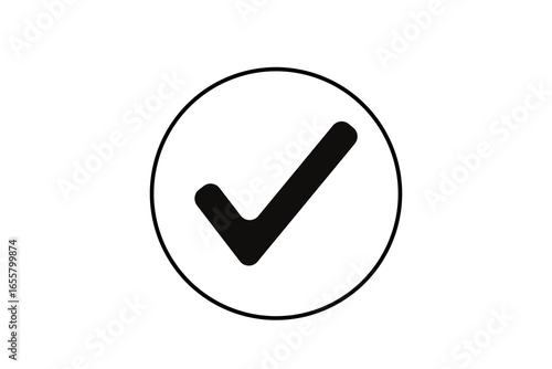 Free Download check mark icon, tick mark sign  - GFXLoad