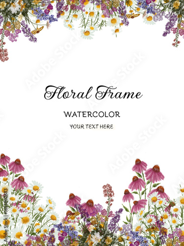 Vintage flowers frame
Flower frame and space for text