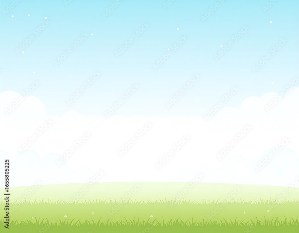 Fototapeta premium Peaceful spring landscape