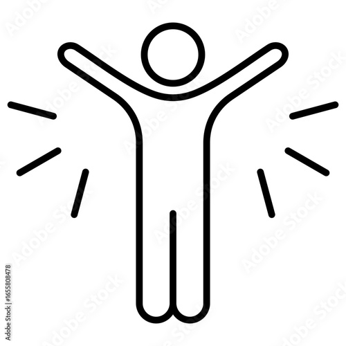 Confidence Outline Icon