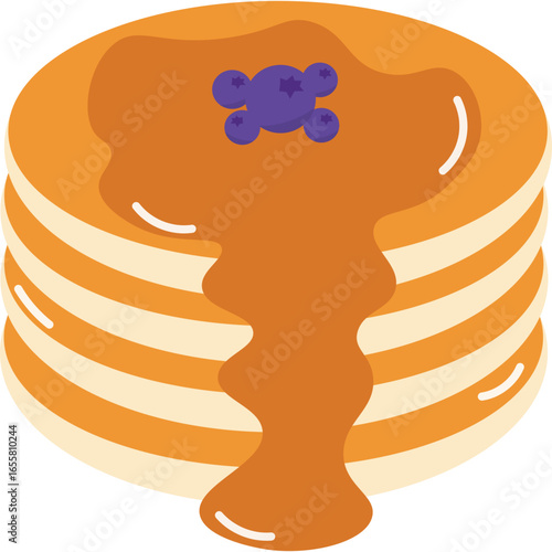 Pancakes Illustration