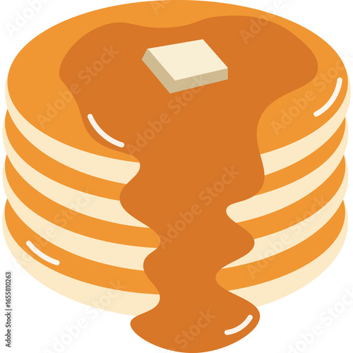 Pancakes Illustration