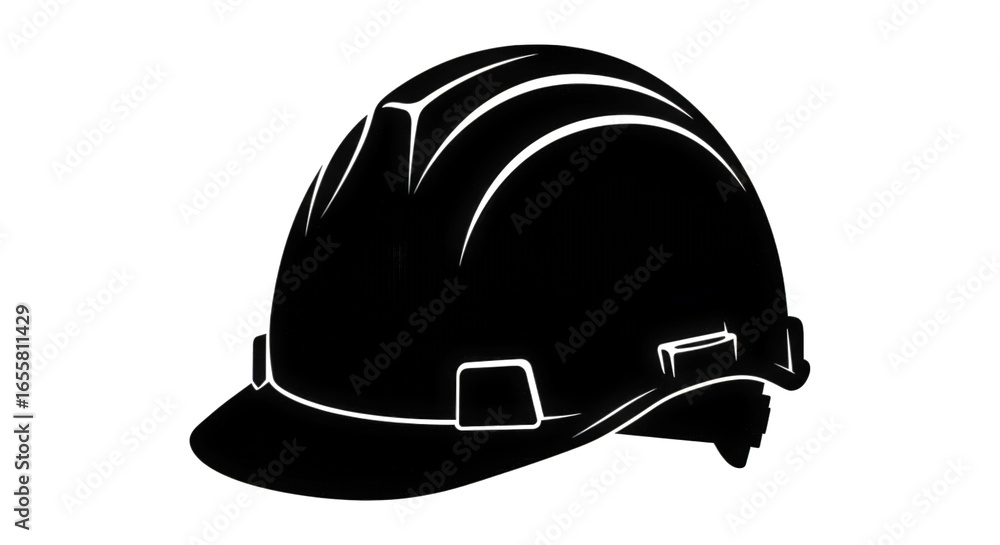 Fototapeta premium Protective Headwear for Safety and Security on Construction Sites
