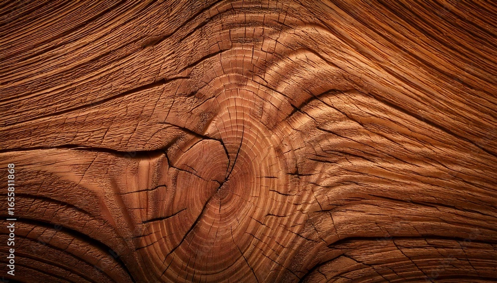 Naklejka premium Close up of a cracked wooden tree texture