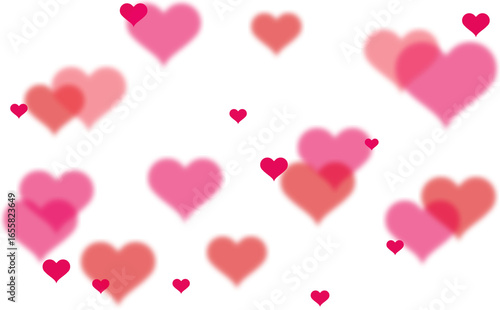 abstract heart shaped pattern background