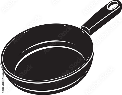 frying pan isolated on white