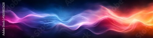 Colorful abstract aurora background wallpaper for desktop and mobile phone screensavers hd image free download