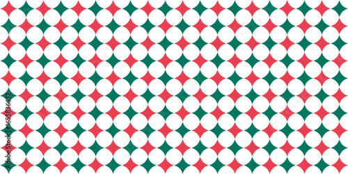 Harlequin rhombus seamless pattern. Argyle fabric texture. Diamond Christmas simple color background. Joker vintage wallpaper bg. Venetian rhomb geometric carnival ornament. Vector illustration.