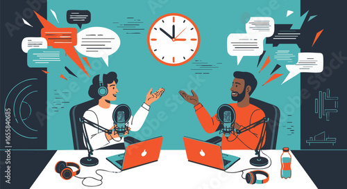 Podcast Recording Session