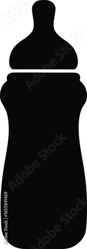 Baby Bottle Silhouette Icon