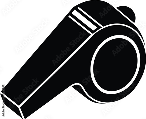 Whistle Silhouette Icon