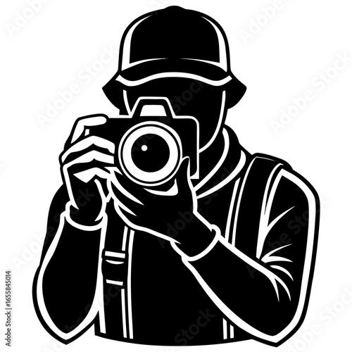 Photographer Silhouette vector