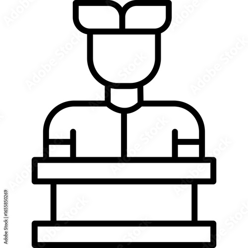 Receptionist Icon