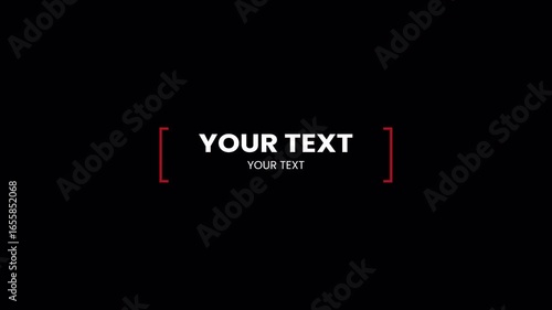 Lower third animation, geometric animation with transparent background, diagonal, lines and smooth transitions