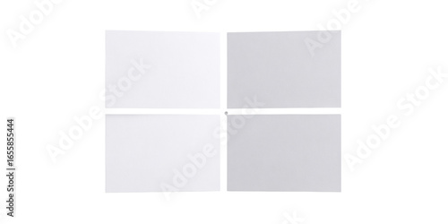 Wallpaper Mural Abstract minimalist background of four squares in white and gray tones, creating a modern geometric pattern for graphic design Torontodigital.ca