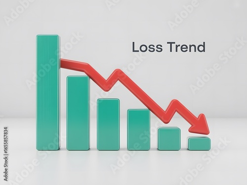 Illustrative Loss Trend Depiction A Visual Representation of Declining Performance and Negative Growth With a Clear Downward Arrow Free Download Illustrative Loss Trend Depiction A Visual Representation of Declining Performance and Negative Growth With a Clear Downward Arrow - GFXLoad
